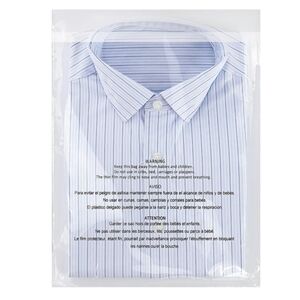 25 Clear Plastic Poly Bags 9"x12"